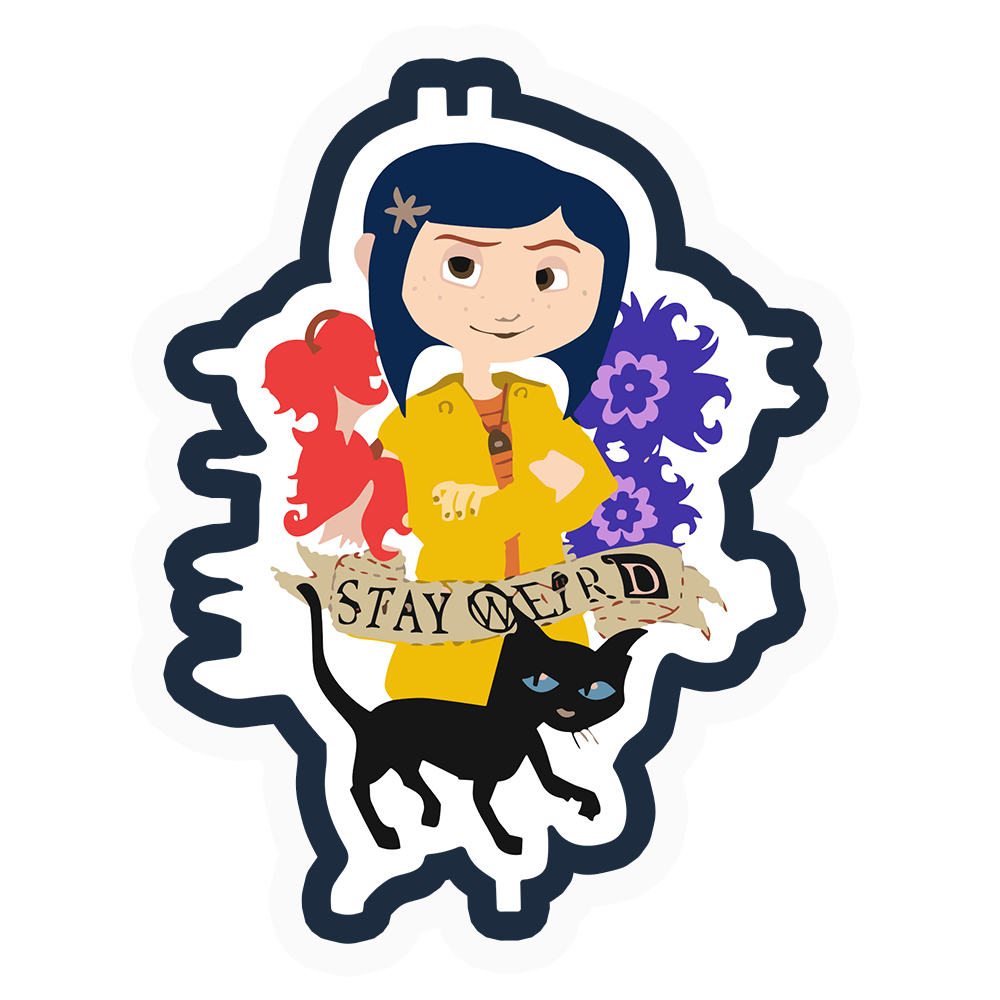STICKER CORALINE