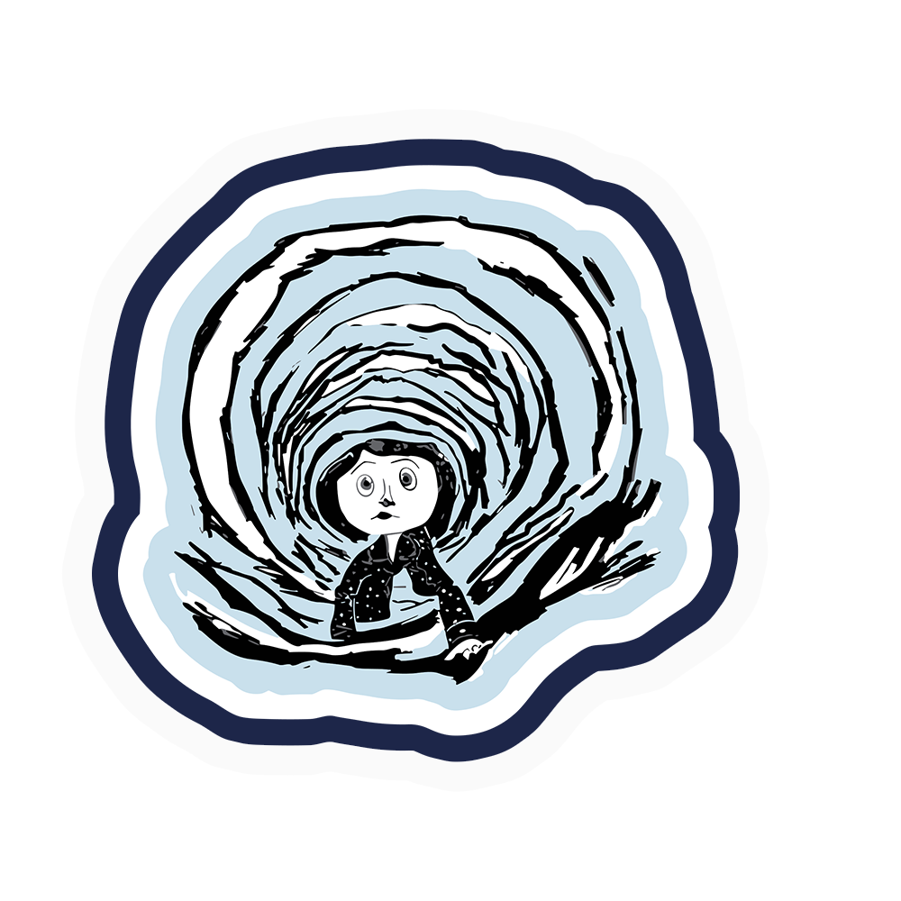 STICKER CORALINE