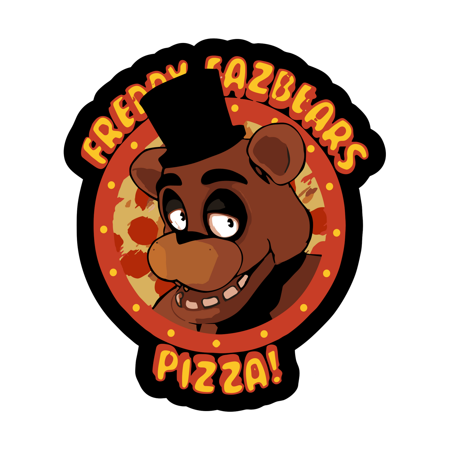 STICKER FIVE NIGHTS AT FREDDY'S