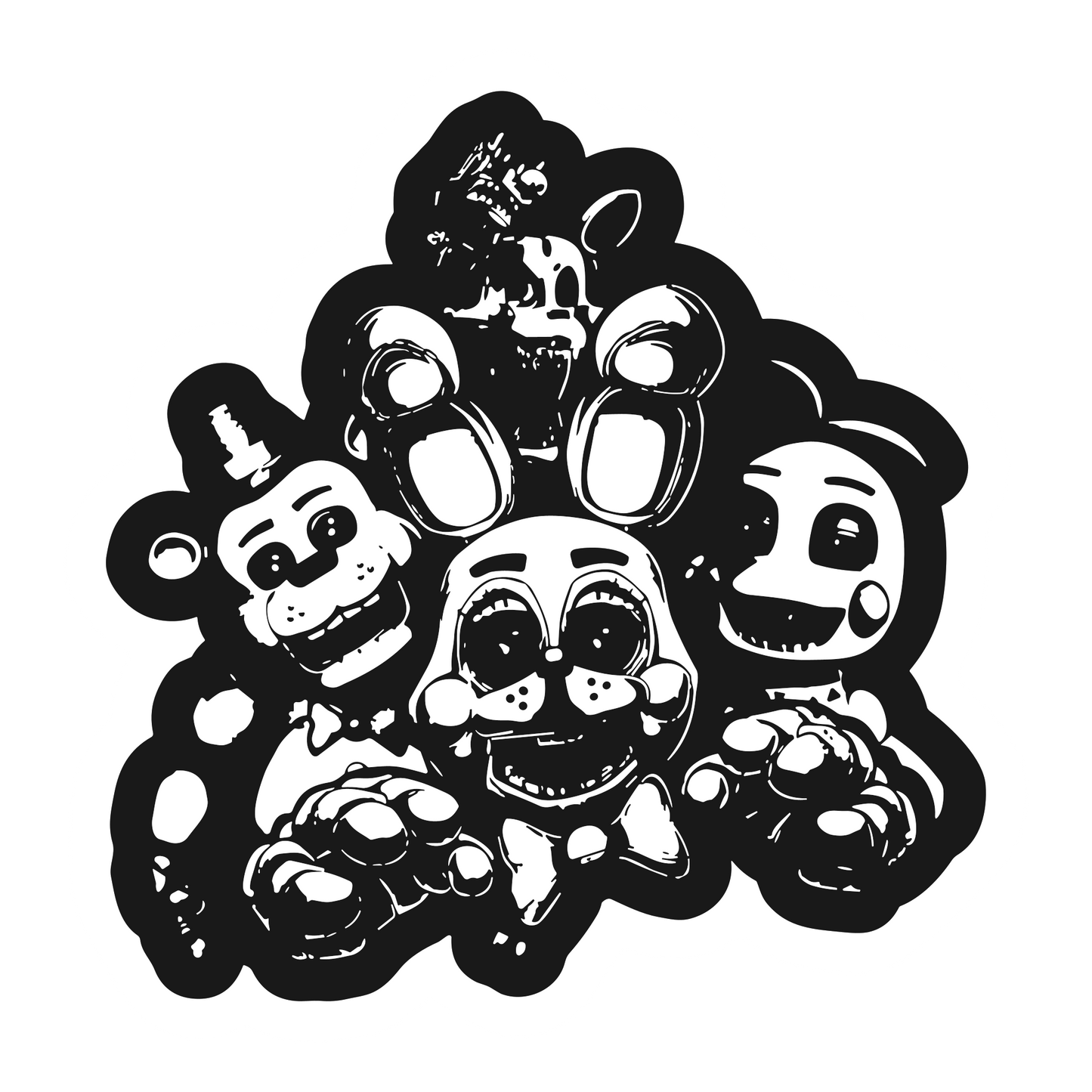 STICKER FIVE NIGHTS AT FREDDY'S