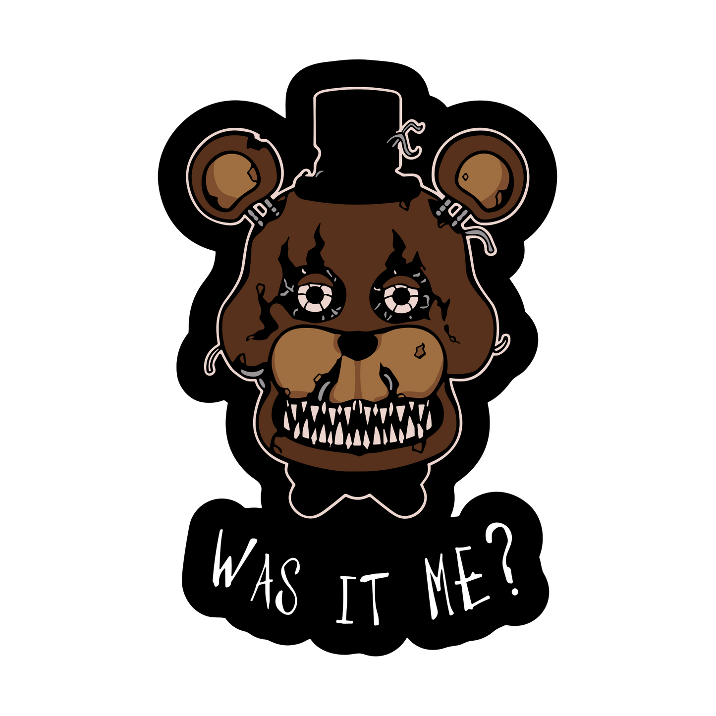 STICKER FIVE NIGHTS AT FREDDY'S