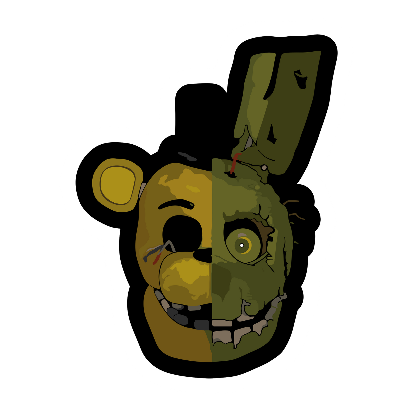 STICKER FIVE NIGHTS AT FREDDY'S