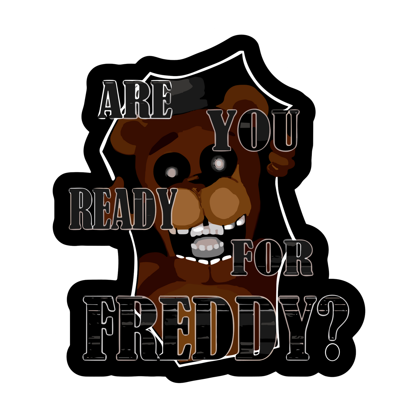 STICKER FIVE NIGHTS AT FREDDY'S