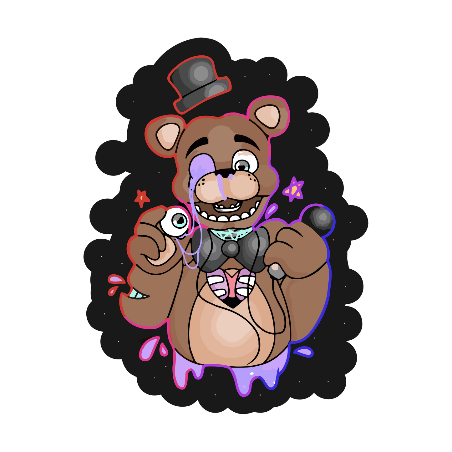 STICKER FIVE NIGHTS AT FREDDY'S
