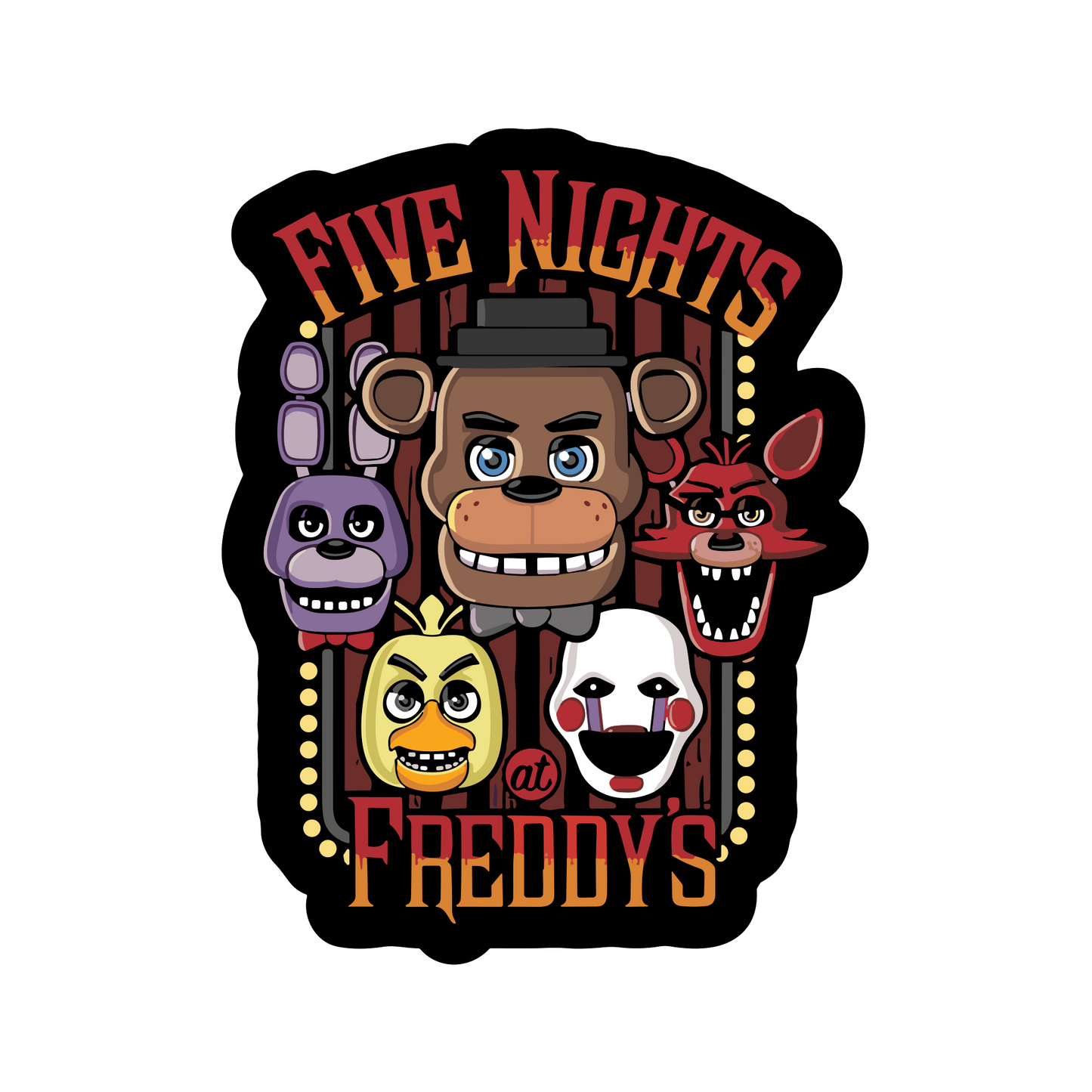 STICKER FIVE NIGHTS AT FREDDY'S