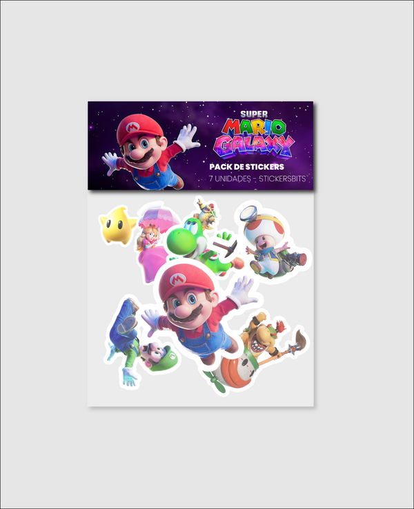 STICKERS PACK - SUPER MARIO GALAXY
