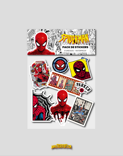 STICKER PACK - SPIDERMAN