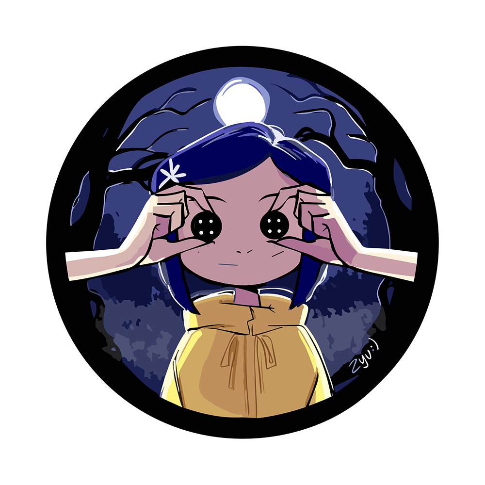 STICKER CORALINE