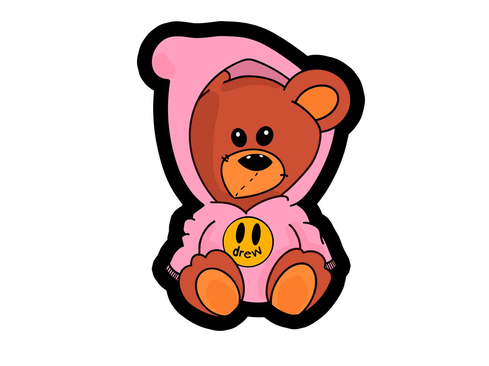 Drew Sticker DREW HOUSE – Stickersbits Guatemala