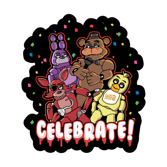 STICKER FIVE NIGHTS AT FREDDY'S