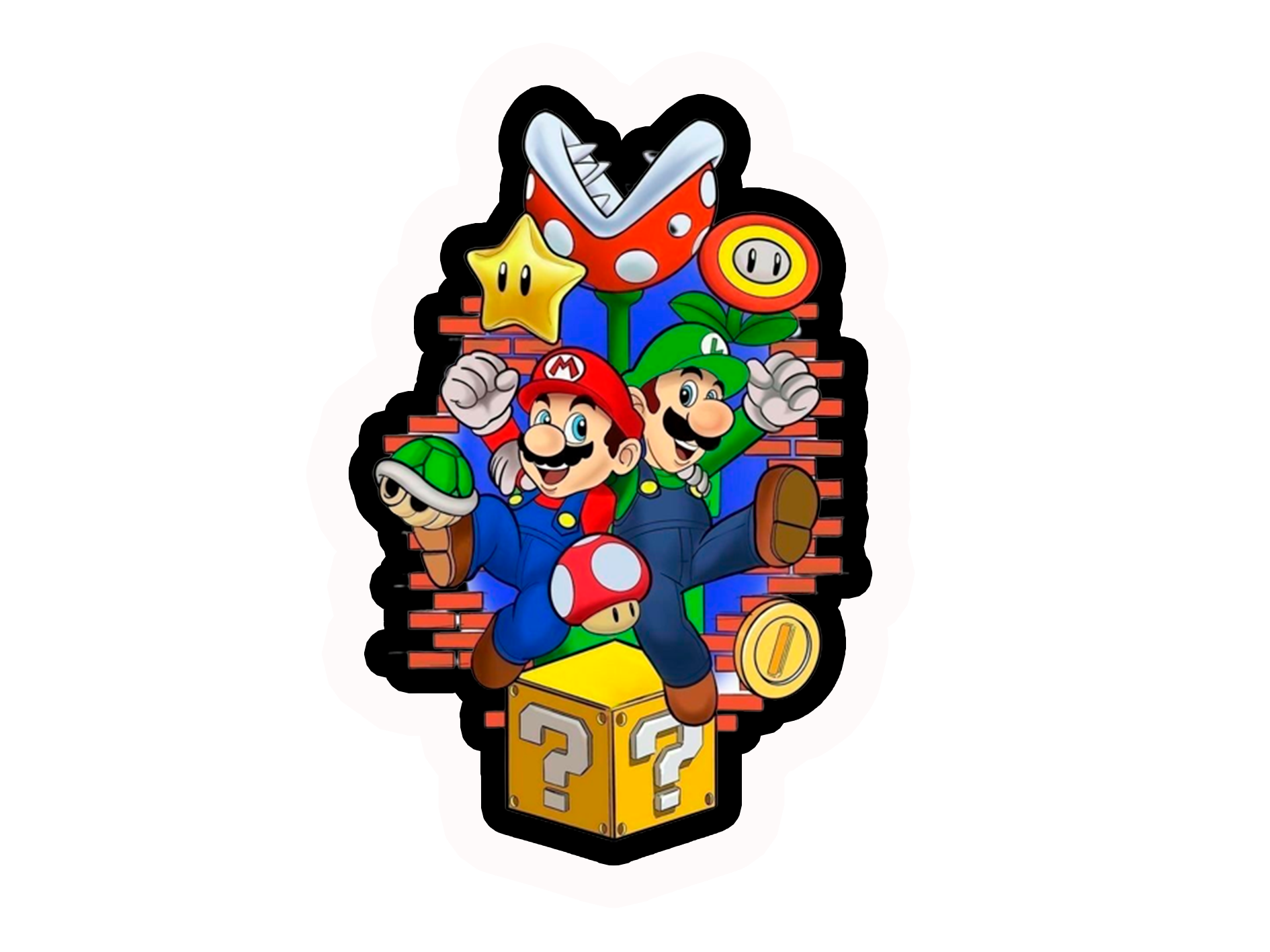 SUPER MARIO BROS – Stickersbits Guatemala